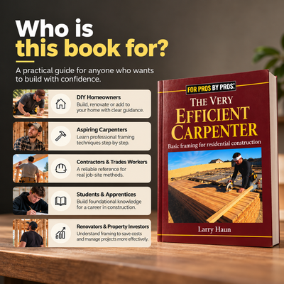 The Very Efficient Carpenter: Learn Professional Framing Step by Step